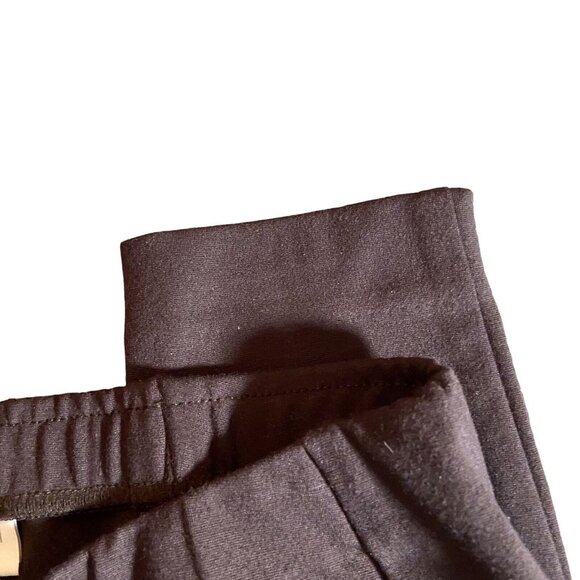 J.JILL Women's Brown Ponte Slim Leg Pull-On Pants Size XS Hi Rise Knit Leggings - Picture 7 of 8